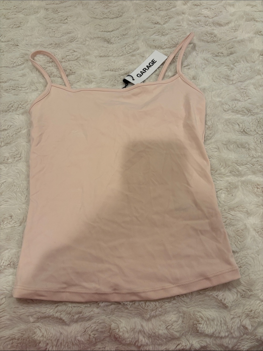 Garage Light Blush Slim Strappy Camisole